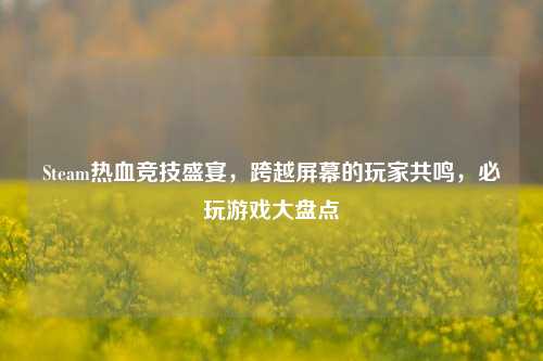 Steam热血竞技盛宴，跨越屏幕的玩家共鸣，必玩游戏大盘点