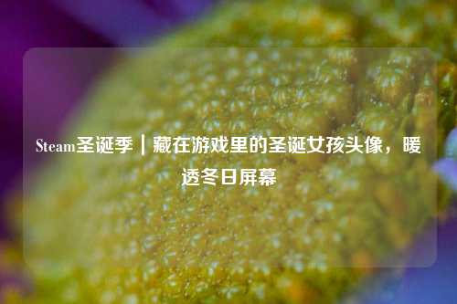 Steam圣诞季｜藏在游戏里的圣诞女孩头像，暖透冬日屏幕