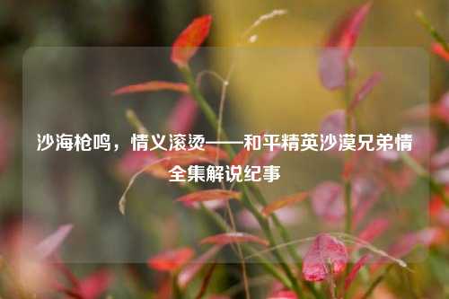 沙海枪鸣,情义滚烫——和平精英沙漠兄弟情全集解说纪事