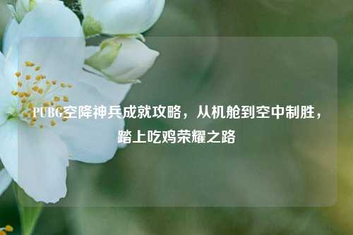PUBG空降神兵成就攻略，从机舱到空中制胜，踏上吃鸡荣耀之路
