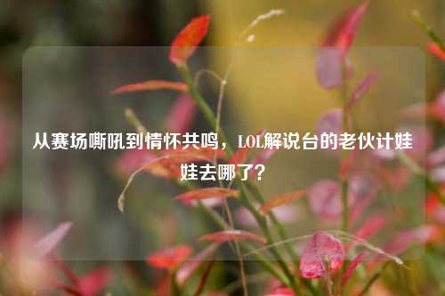 从赛场嘶吼到情怀共鸣，LOL解说台的老伙计娃娃去哪了？