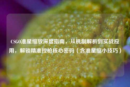 CSGO准星缩放深度指南，从机制解析到实战应用，解锁精准控枪核心密码（含准星缩小技巧）