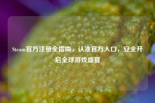 Steam官方注册全指南，认准官方入口，安全开启全球游戏盛宴