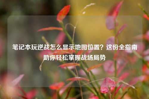 笔记本玩逆战怎么显示地图位置？这份全指南助你轻松掌握战场局势