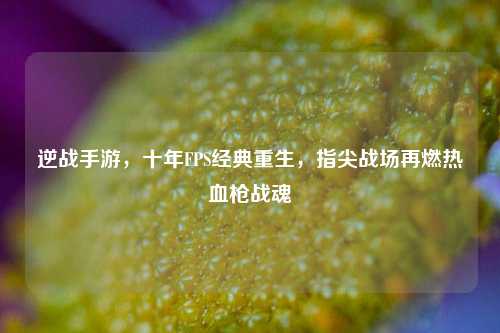 逆战手游,十年FPS经典重生,指尖战场再燃热血枪战魂