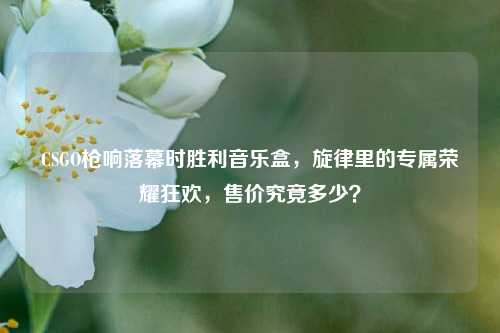 CSGO枪响落幕时胜利音乐盒，旋律里的专属荣耀狂欢，售价究竟多少？
