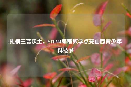 扎根三晋沃土，STEAM编程教学点亮山西青少年科技梦