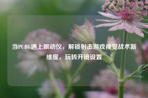 当PUBG遇上眼动仪，解锁射击游戏视觉战术新维度，玩转开镜设置