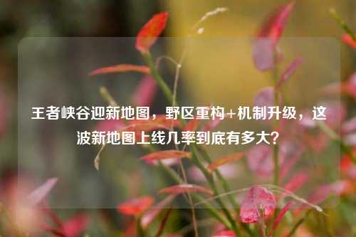 王者峡谷迎新地图，野区重构+机制升级，这波新地图上线几率到底有多大？