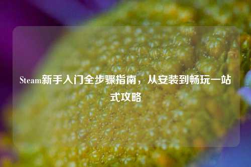 Steam新手入门全步骤指南，从安装到畅玩一站式攻略