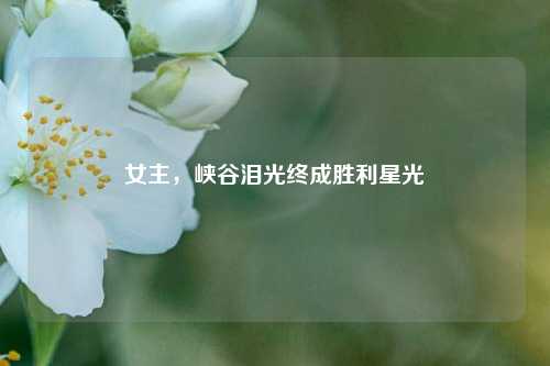 女主,峡谷泪光终成胜利星光
