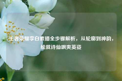 王者荣耀李白素描全步骤解析,从轮廓到神韵,绘就诗仙飒爽英姿