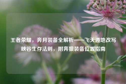 王者荣耀，奔月装备全解析——飞天遁地改写峡谷生存法则，附奔狼装备位置指南
