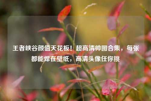 王者峡谷颜值天花板！超高清帅图合集，每张都能焊在壁纸，高清头像任你挑