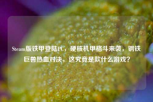 Steam版铁甲登陆PC,硬核机甲格斗来袭,钢铁巨兽热血对决,这究竟是款什么游戏?