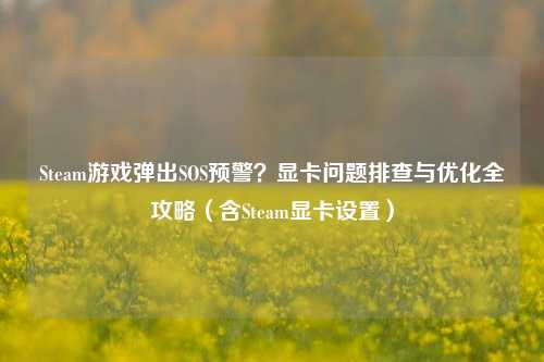 Steam游戏弹出SOS预警?显卡问题排查与优化全攻略(含Steam显卡设置)