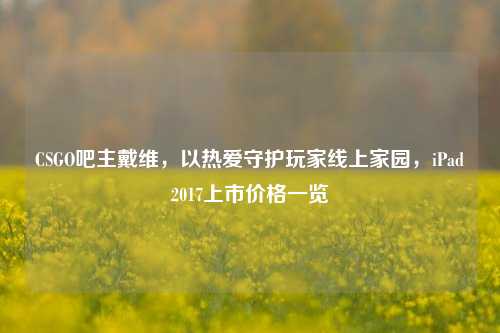 CSGO吧主戴维，以热爱守护玩家线上家园，iPad2017上市价格一览