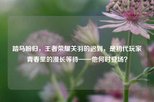 踏马盼归,王者荣耀关羽的迟到,是初代玩家青春里的漫长等待——他何时登场?