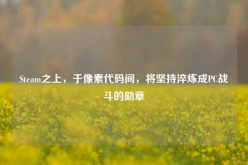 Steam之上，于像素代码间，将坚持淬炼成PC战斗的勋章