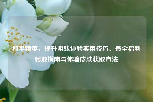 和平精英，提升游戏体验实用技巧、最全福利领取指南与体验皮肤获取方法