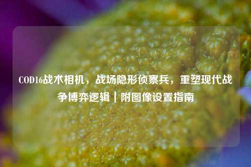 COD16战术相机，战场隐形侦察兵，重塑现代战争博弈逻辑｜附图像设置指南