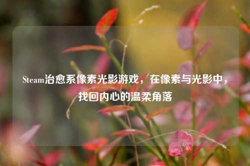 Steam治愈系像素光影游戏,在像素与光影中,找回内心的温柔角落