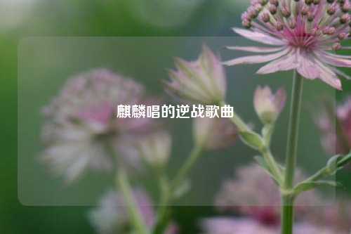 麒麟唱的逆战歌曲