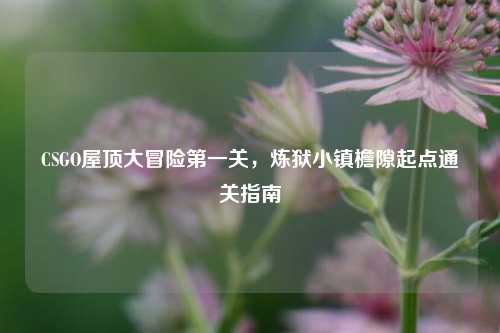 CSGO屋顶大冒险第一关,炼狱小镇檐隙起点通关指南