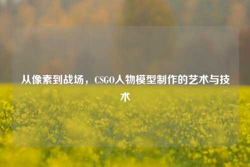 从像素到战场，CSGO人物模型制作的艺术与技术