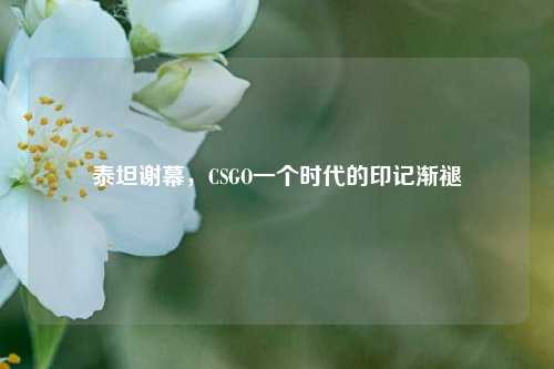 泰坦谢幕，CSGO一个时代的印记渐褪
