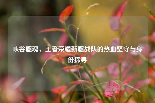 峡谷疆魂,王者荣耀新疆战队的热血坚守与身份探寻