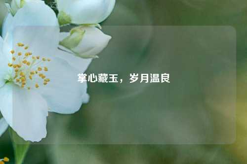 掌心藏玉，岁月温良