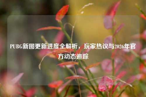 PUBG新图更新进度全解析,玩家热议与2026年官方动态追踪