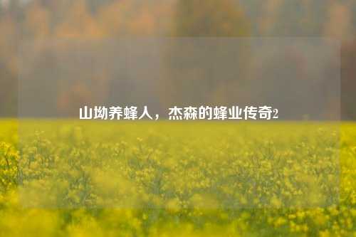 山坳养蜂人，杰森的蜂业传奇2